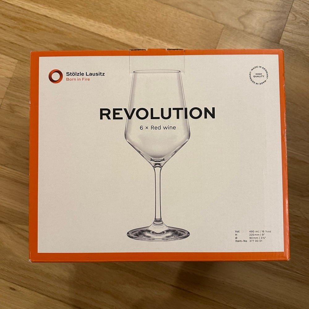 Brand new - Stolzle Lausitz - Red Wine Glasses - Set of 6